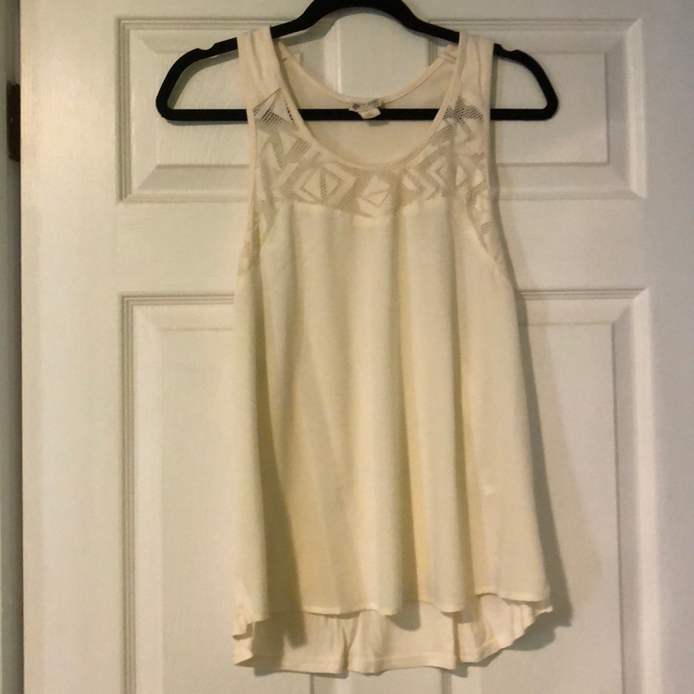 Converse size Xl racer back mixed fabric tank top